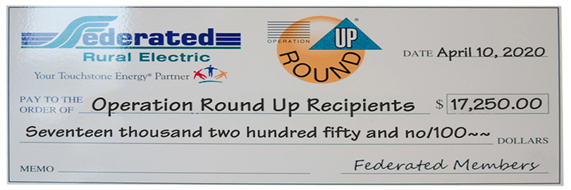 Federated members help fund local projects  with Operation Round Up