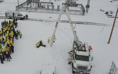 Minnesota Rural Electric Association leads emergency  safety drill with emergency responders